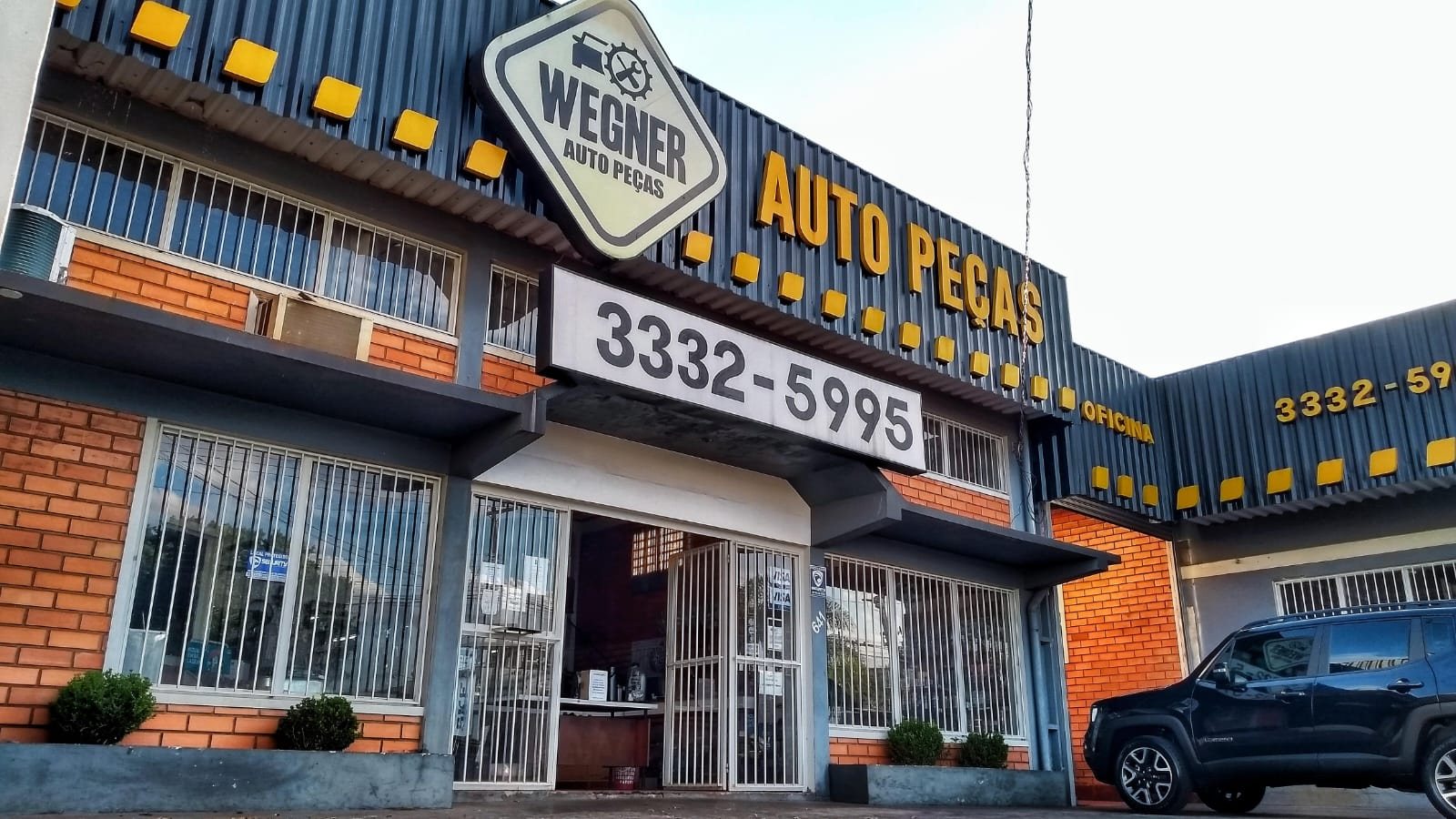 Nossa loja e oficina na Av. 21 de Abril, 641 — Ijuí/RS, desde 1985