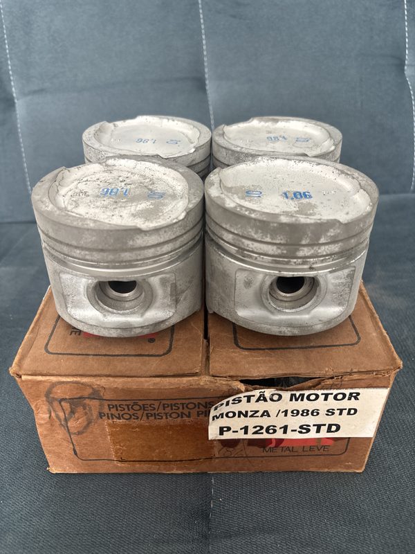 Jogo de pistão STD Monza 1.8 83/86 gasolina  Medida STD Metal leve P1261 std